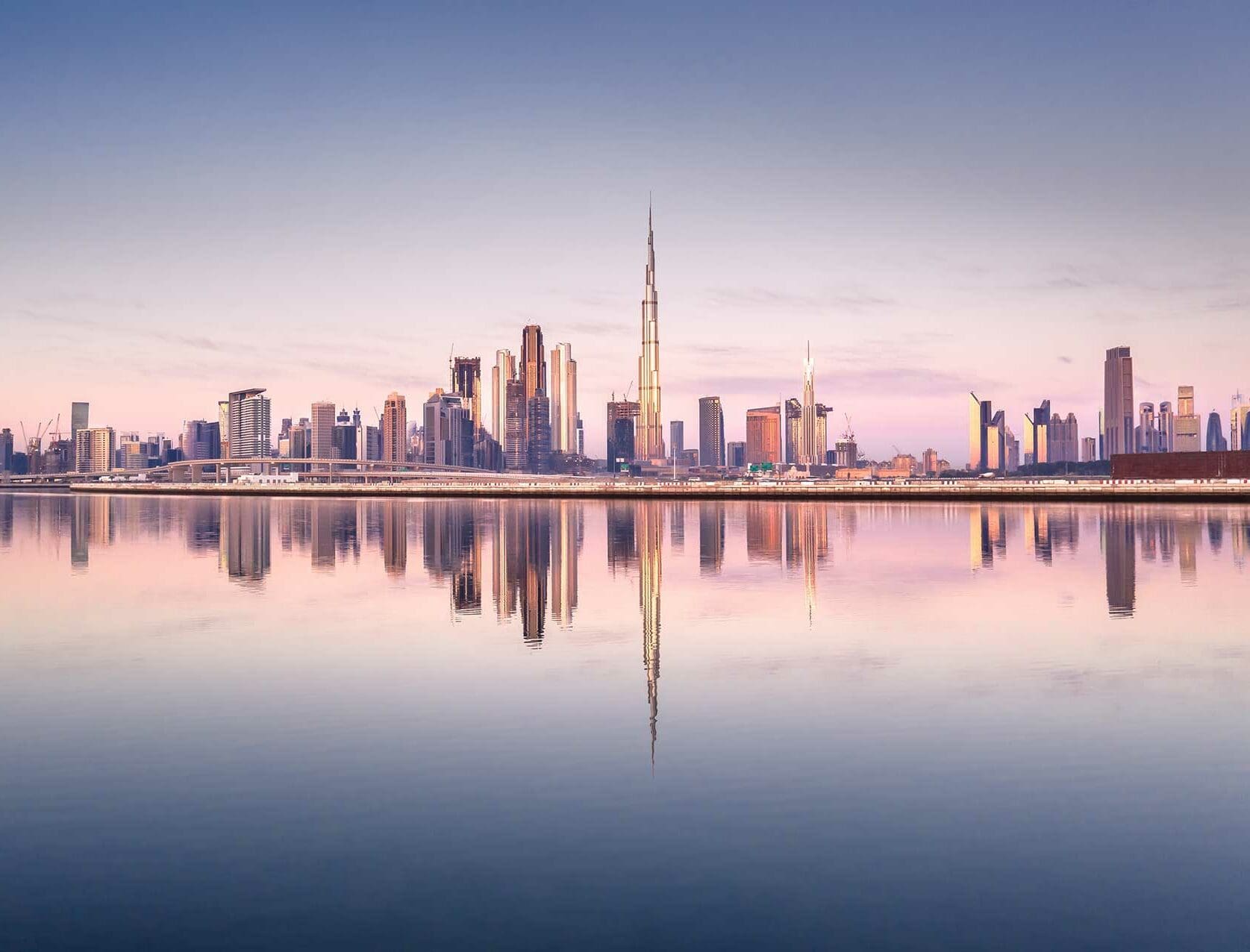 Vista de edificios en Dubai