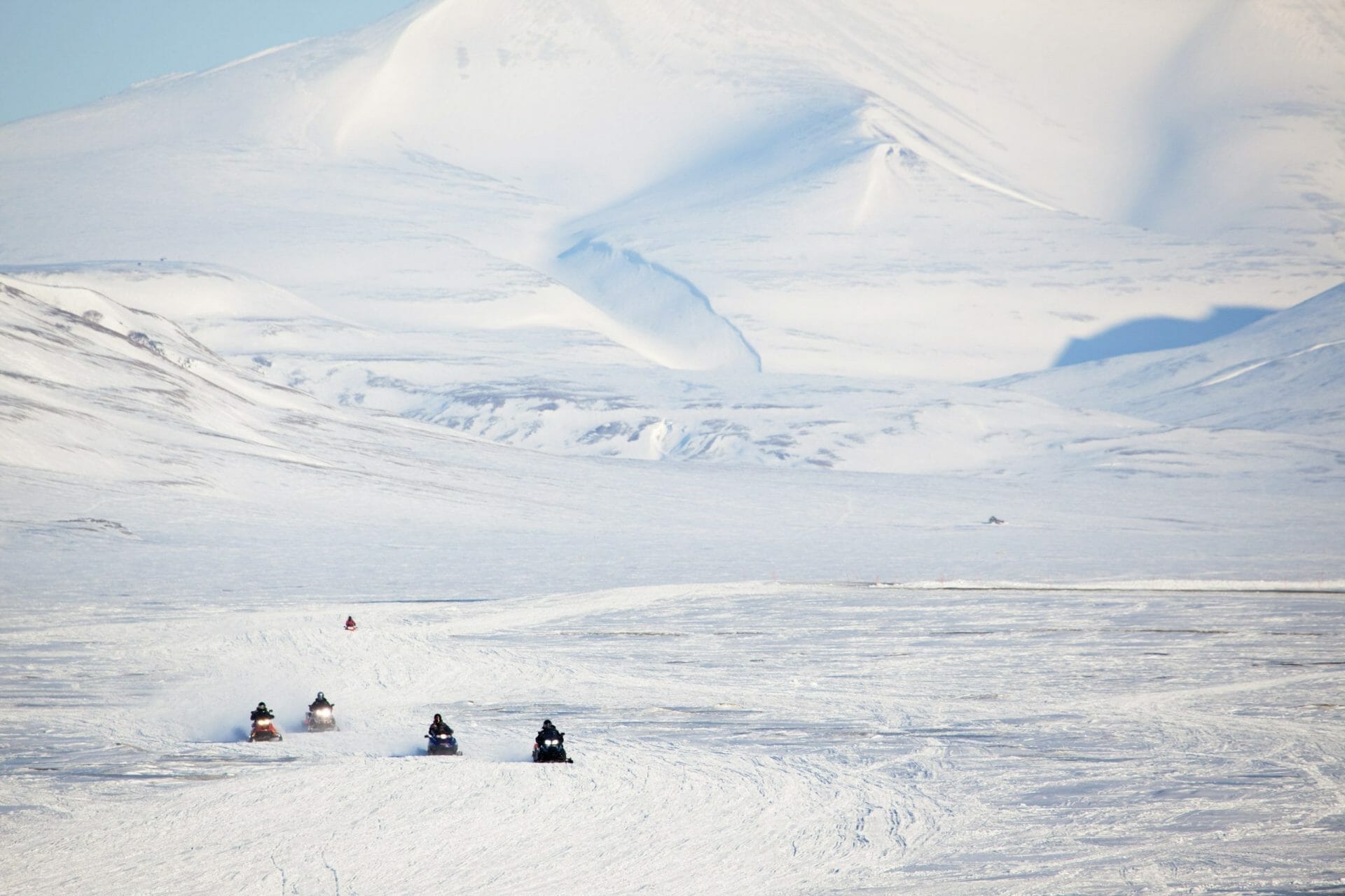 Motonieve en Svalbard Noruega