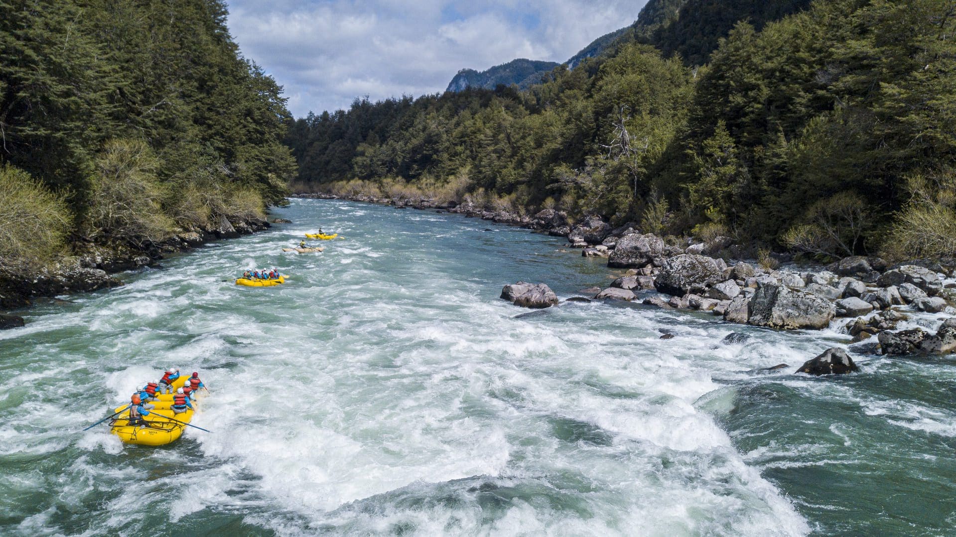 Rafting in Chile