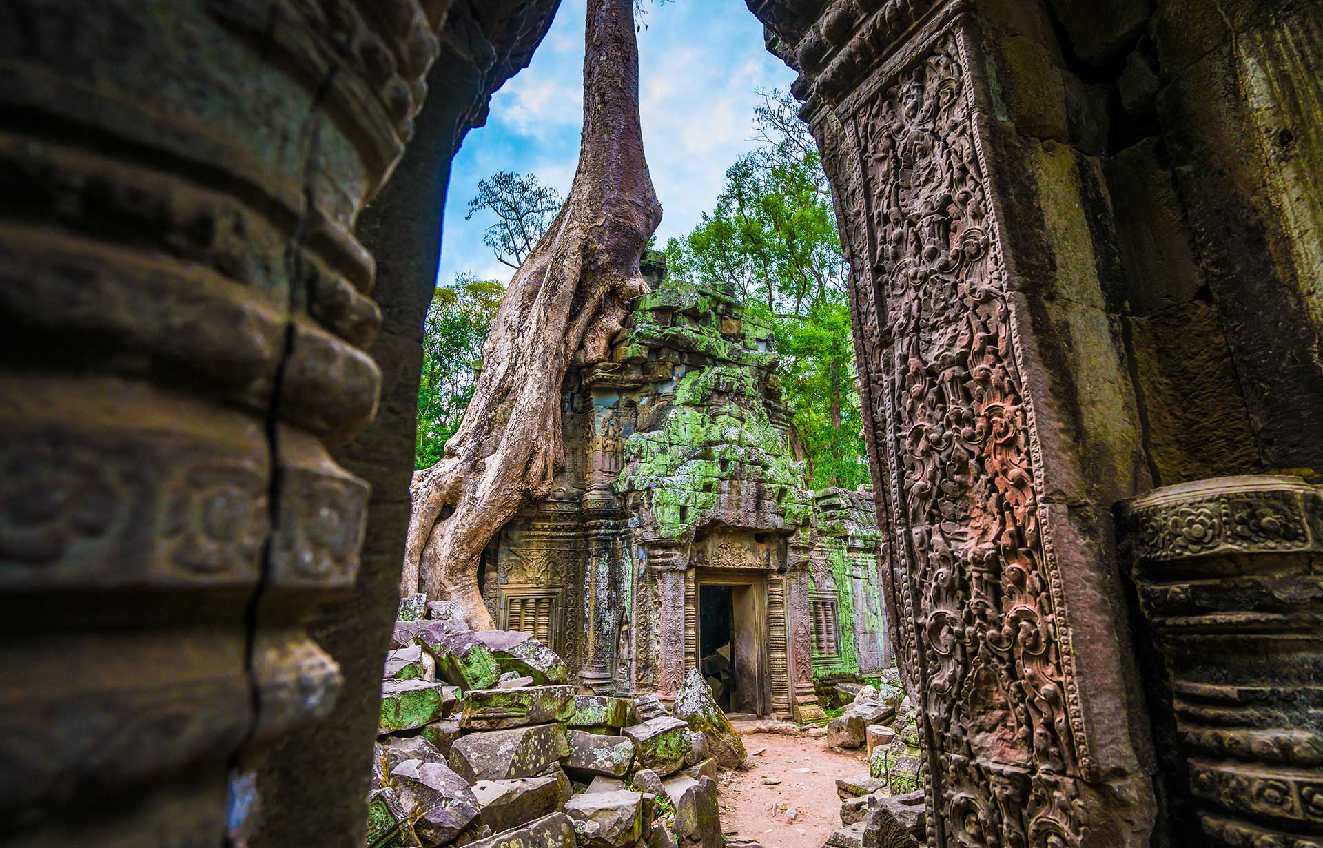 Camboya puerta Angkor