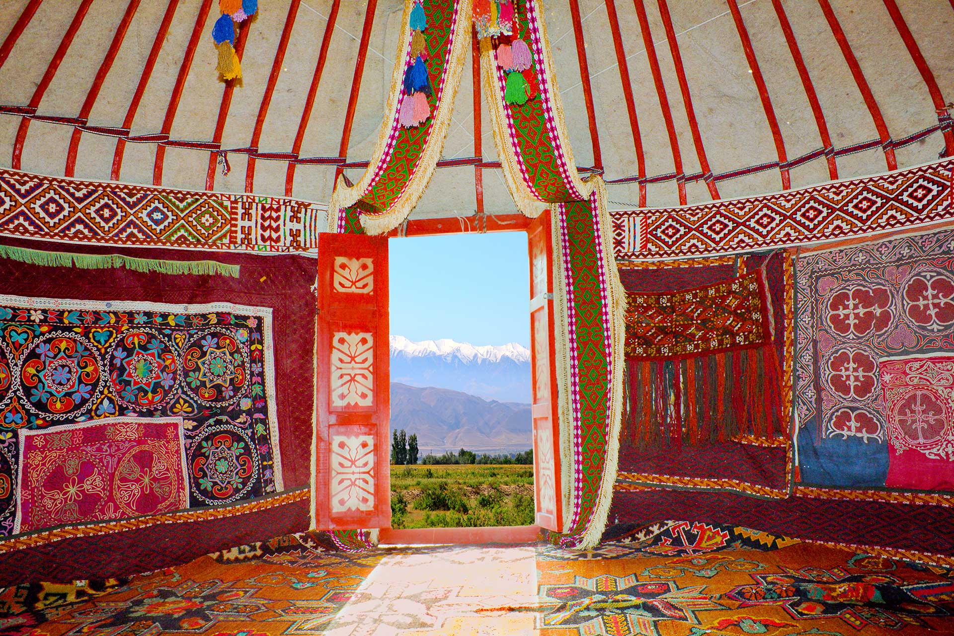 Mongolia Yurt Interior