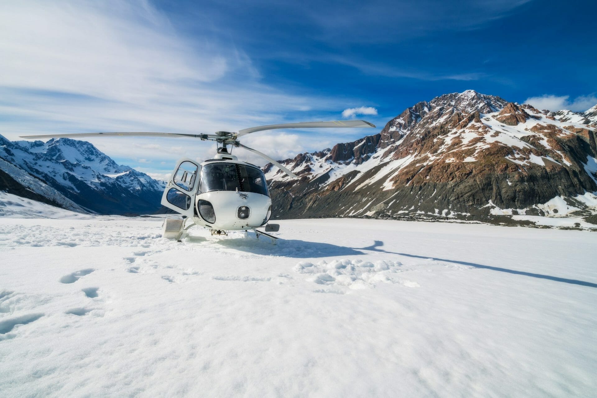 Sobrevolar glaciar Canada helicoptero