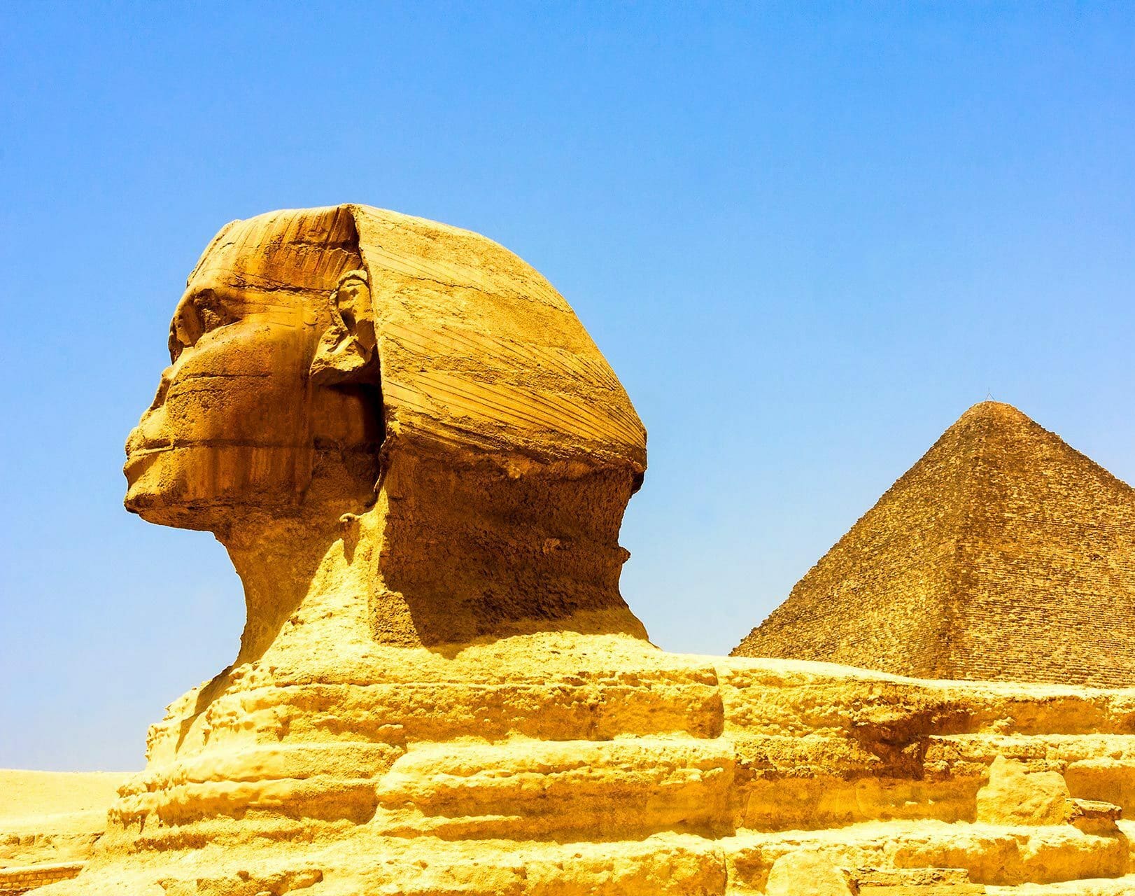 Dentro de la esfinge egipto