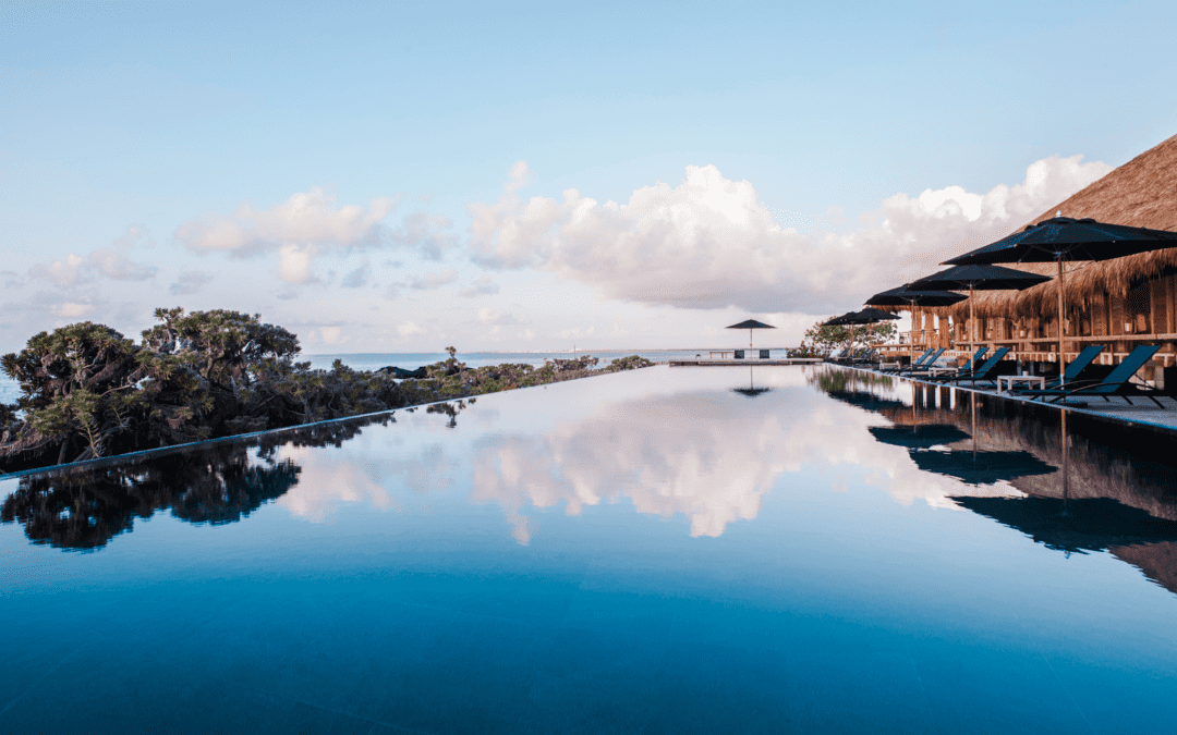 piscina infinita en hotel de México