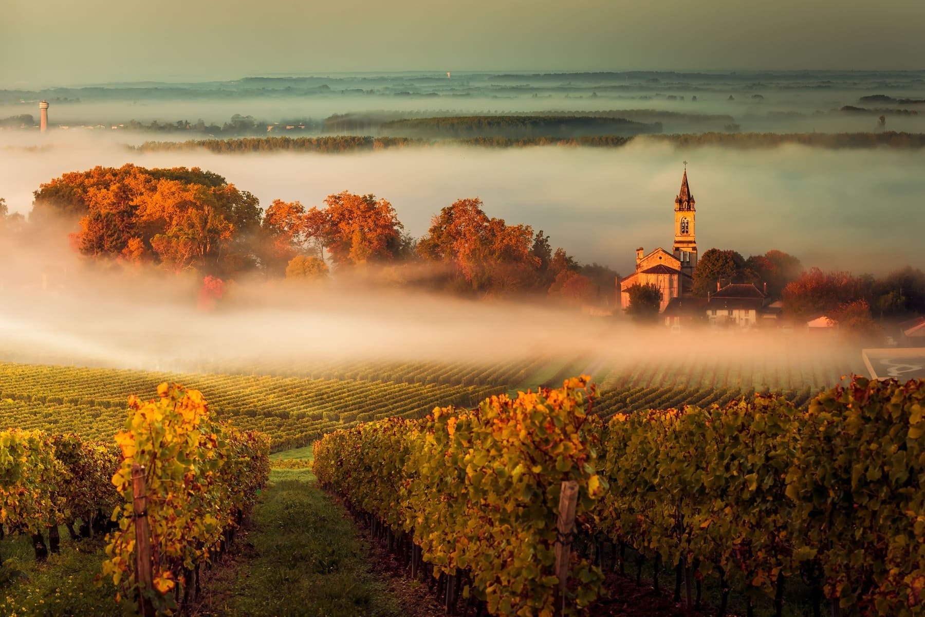 French countryside in autumn