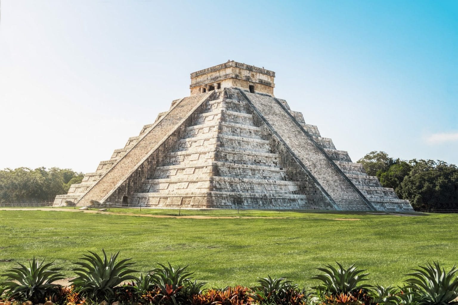 Yucatán pirámide maya Mexico
