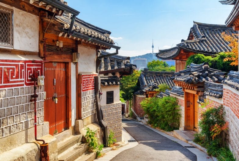 Calles Pintorescas de Corea del Sur