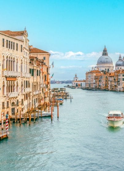 Panoramica del Gran Canal, esplendor en Venecia, Veneto, Italia