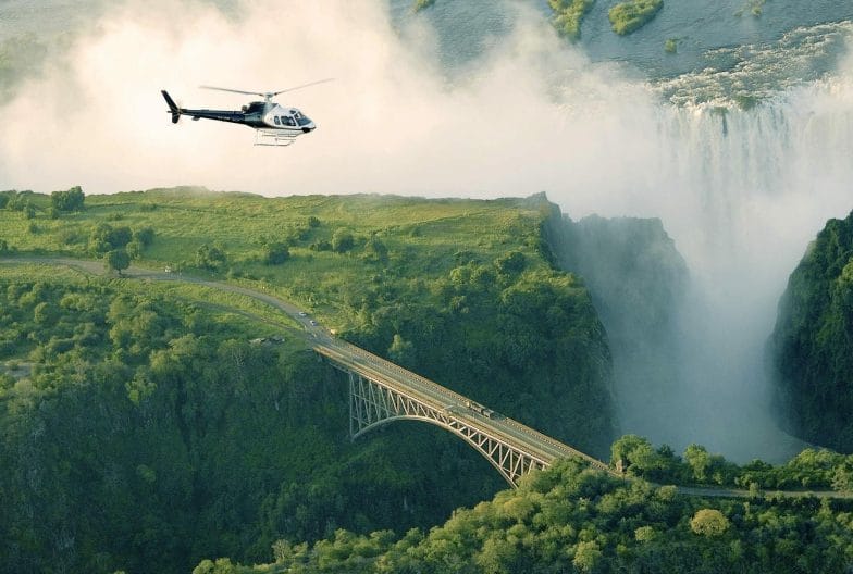 Cataratas Victoria en helicóptero Zimbabwe