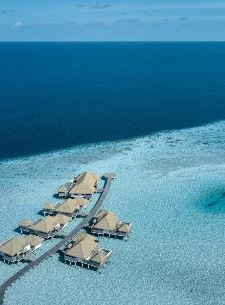 Maldivas vista aérea