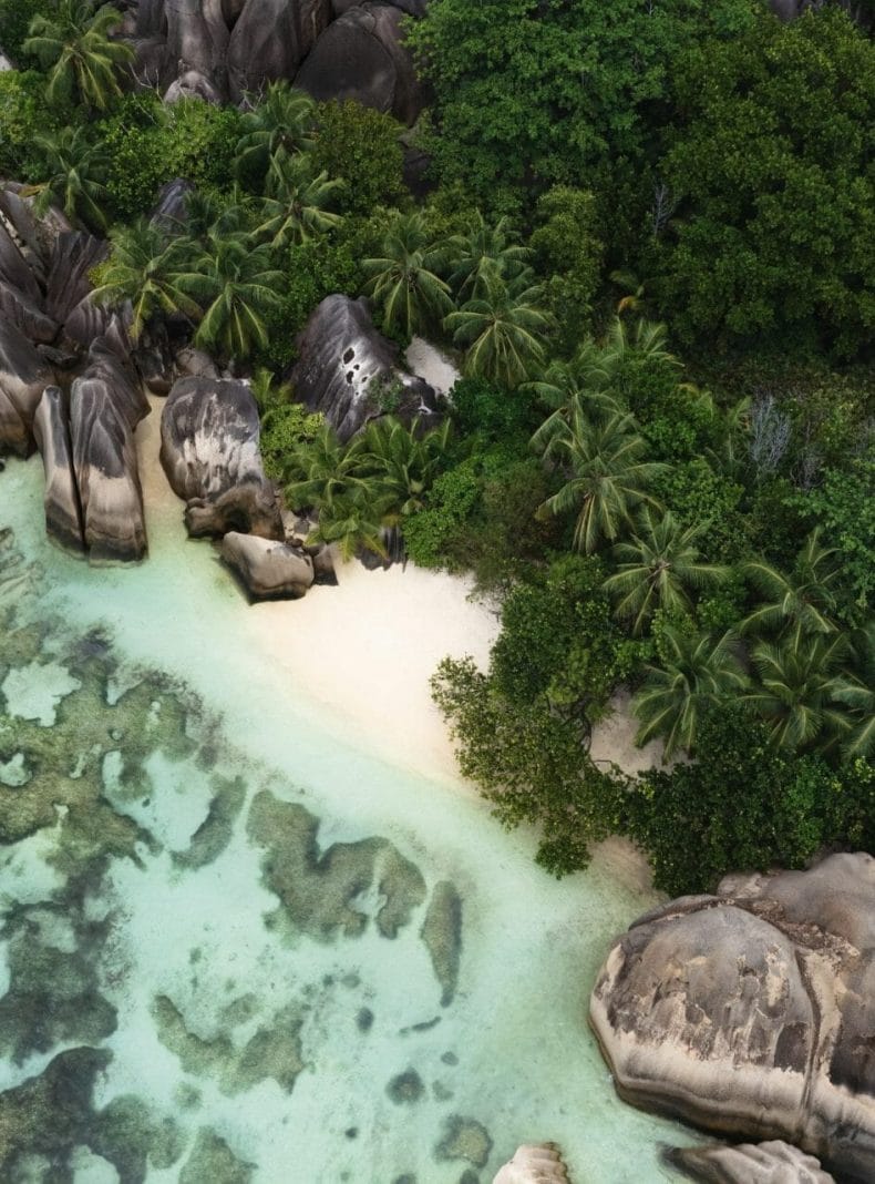 La Digue isla, Anse Source d'Argent Seychelles